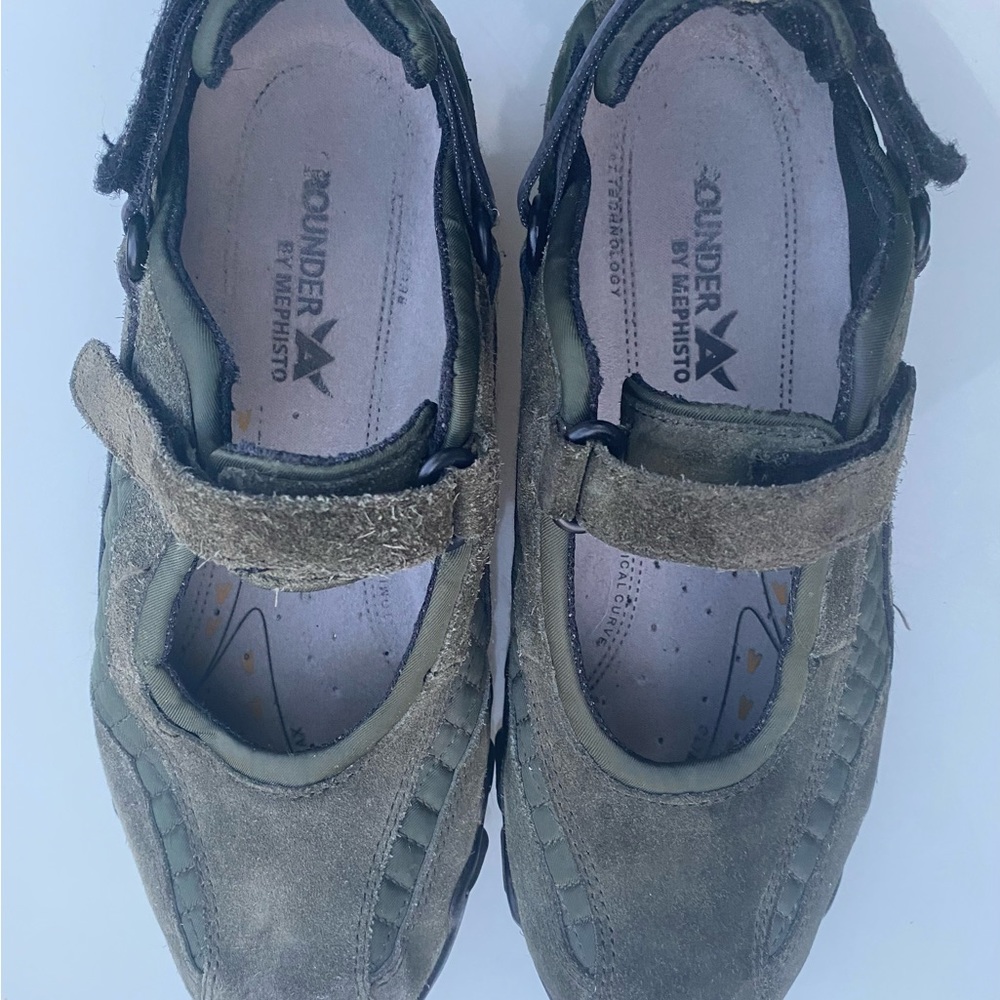 Women's Allrounder by Mephisto Niro Olive Green Size 9 EUC Maybe Worn Once